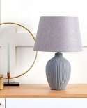 Lampa stołowa FERGUS Ceramika Szary Lumarko!