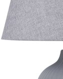 Lampa stołowa FERGUS Ceramika Szary Lumarko!
