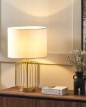 Lampa stołowa THOUET Metal Złoty Lumarko!