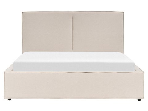 Łóżko z pojemnikiem MOISSAC 160 x 200 cm Beżowy