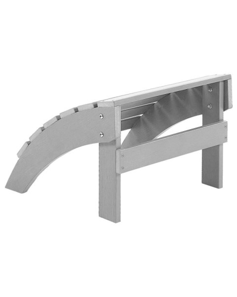 Podnóżek ogrodowy ADIRONDACK Jasnoszary