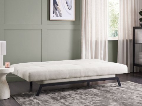 Sofa rozkładana biała LEEDS