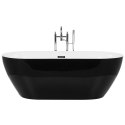 Wanna wolnostojąca 170 x 80 cm czarna CARRERA