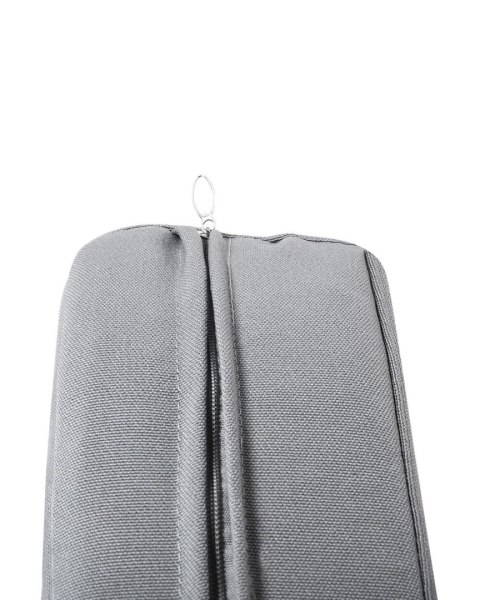 Zestaw 2 krzeseł ogrodowych z poduszkami ITALY Technorattan Biały