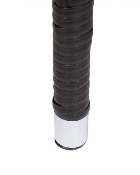 Zestaw 2 krzeseł ogrodowych z poduszkami ITALY Technorattan Ciemnobrązowy