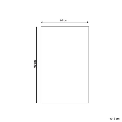 Dywan dziecięcy bawełniany motyw tygrysa 60 x 90 cm żółty RANCHI