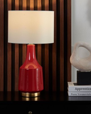 Lampa stołowa TRIVERSA Ceramika Biały