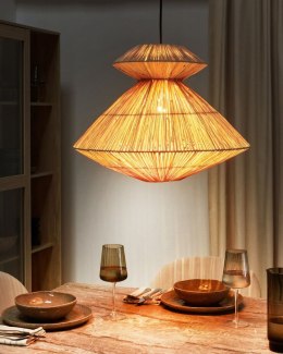 Lampa wisząca KEDAYAN Plecionka Naturalny Lumarko!
