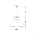 Lampa wisząca KEDAYAN Plecionka Naturalny Lumarko!