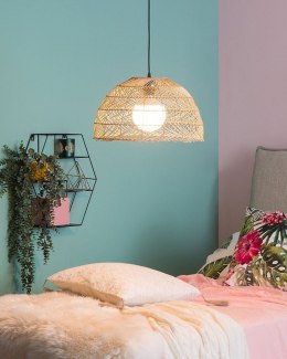 Lampa wisząca SELENGE Rattan Jasnobrązowy Lumarko!