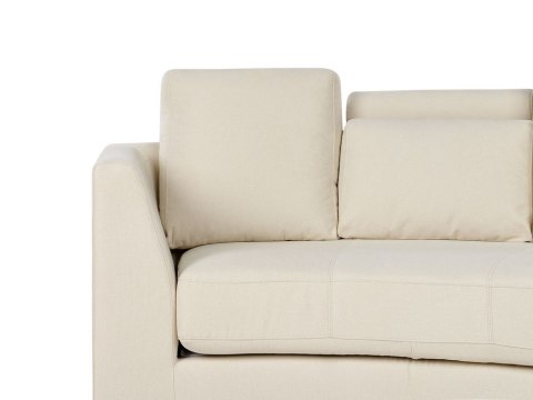 Sofa półokrągła 7-osobowa modułowa beżowa ROTUNDE