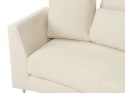 Sofa półokrągła 7-osobowa modułowa beżowa ROTUNDE Lumarko!