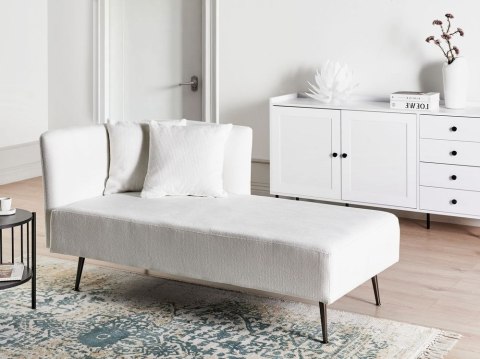 Szezlong lewostronny biały RIOM