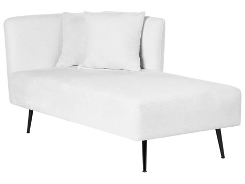 Szezlong lewostronny biały RIOM