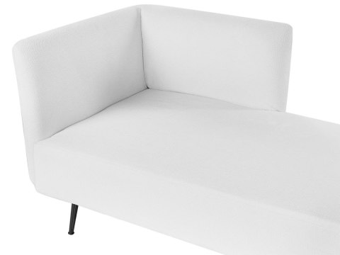 Szezlong lewostronny biały RIOM