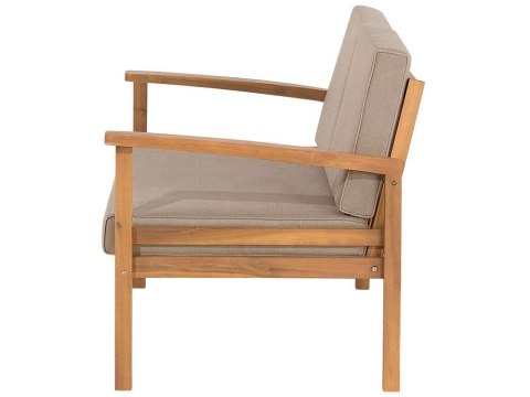 Zestaw ogrodowy ze stolikiem dla 4 osób MANILA Certyfikowane drewno akacjowe Jasnobrązowy