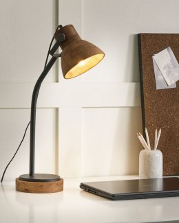 Lampa biurkowa KOLAR Drewno mango Brązowy Lumarko!