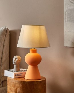 Lampa stołowa FABILOS Ceramika Pomarańczowy Lumarko!