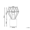 Lampa stołowa MOONI Metal Mosiężny Lumarko!