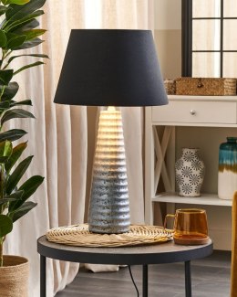 Lampa stołowa VILNIA Ceramika Srebrny Lumarko!