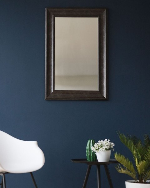 Lustro ścienne LUNEL 60 cm 90 cm Czarny