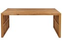 Stół ogrodowy akacjowy 180 x 90 cm jasne drewno SULZANO Lumarko!