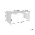Stół ogrodowy akacjowy 180 x 90 cm jasne drewno SULZANO Lumarko!