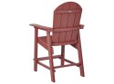 Zestaw mebli balkonowych ADIRONDACK Czerwony Lumarko!