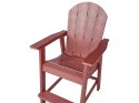 Zestaw mebli balkonowych ADIRONDACK Czerwony Lumarko!