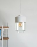 Lampa wisząca JURUA Szkło Biały Lumarko!