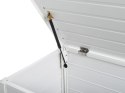 Skrzynia ogrodowa CAMPALTO Metal 123 cm 60 cm Biały Lumarko!