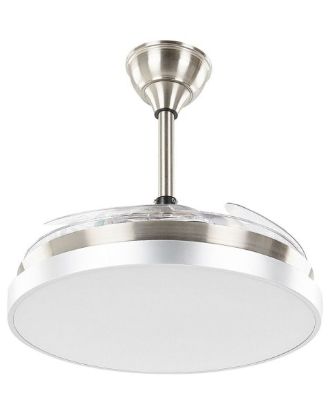 Wentylator sufitowy z lampą IBAR Z pilotem Przezroczysty