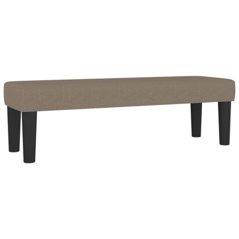  Łóżko kontynentalne z materacem, taupe, tkanina, 200x200 cm Lumarko! Lumarko!