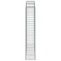 Kosze gabionowe, 12 szt, 200x50x220/240cm, galwanizowane żelazo Lumarko! Lumarko!