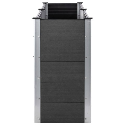  Podwyższona donica ogrodowa, 250 x 100 x 91 cm, WPC, szara Lumarko! Lumarko!