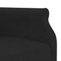Sofa rozkładana L, czarna, 271x140x70 cm, aksamit Lumarko! Lumarko!