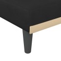 Sofa rozkładana L, czarna, 271x140x70 cm, aksamit Lumarko! Lumarko!