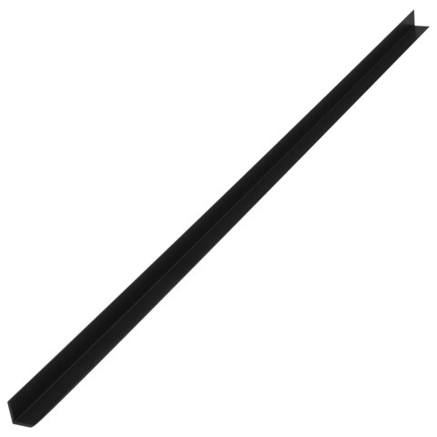 Tarasowe listwy kątowe, 5 szt., WPC, 170 cm, czarne Lumarko! Lumarko!
