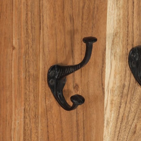 Wieszaki na płaszcze, 2 szt., lite drewno akacjowe, 38x100 cm Lumarko! Lumarko!