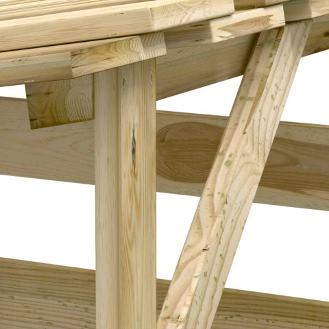  Pergola ogrodowa z daszkiem, 100x90x100 cm, drewno sosnowe Lumarko! Lumarko!