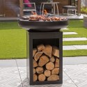 RedFire Grill z kratką typu plancha Matanzas, stal, matowy czarny Lumarko! Lumarko!