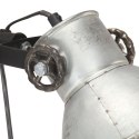  Lampa podłogowa z 2 kloszami, srebrna, E27, żeliwo Lumarko! Lumarko!