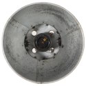  Lampa podłogowa z 2 kloszami, srebrna, E27, żeliwo Lumarko! Lumarko!