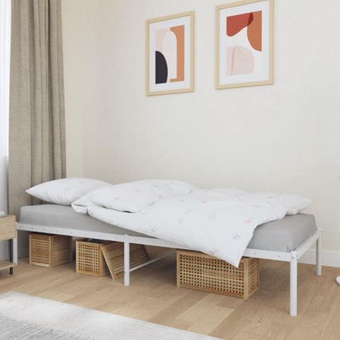  Metalowa rama łóżka, biała, 75x190 cm Lumarko! Lumarko!