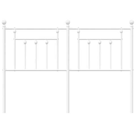  Metalowe wezgłowie, białe, 140 cm Lumarko! Lumarko!