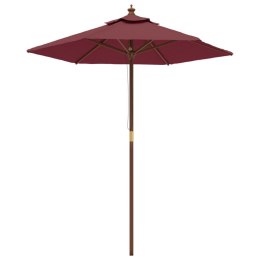 Parasol ogrodowy na drewnianym słupku, bordo, 196x231 cm Lumarko! Lumarko!