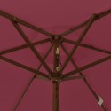 Parasol ogrodowy na drewnianym słupku, bordo, 196x231 cm Lumarko! Lumarko!