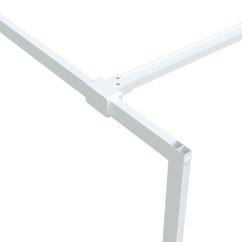  Ścianka prysznicowa, biała, 100x195 cm, przezroczyste szkło ESG Lumarko! Lumarko!