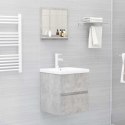 Lustro łazienkowe, szarość betonu 40x10,5x37 cm Lumarko! Lumarko!