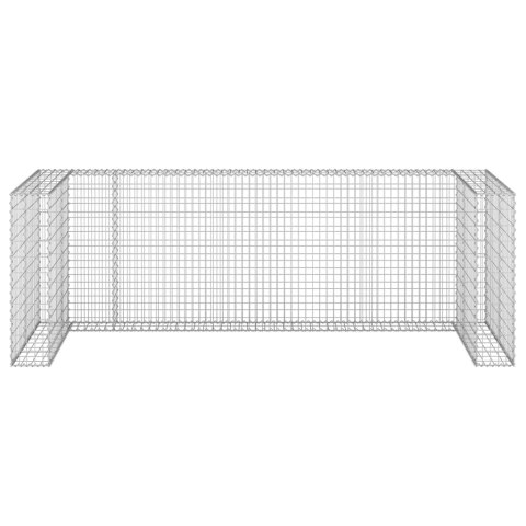 Gabionowa osłona do koszy na śmieci, stal, 325x100x110 cm Lumarko! Lumarko!